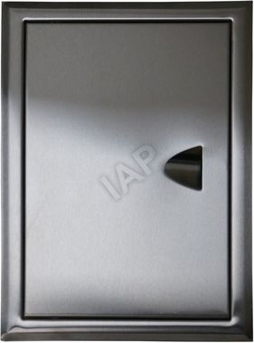 لوحة الوصول from stainless steel matte with handle 150*150