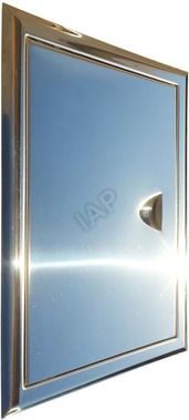 لوحة الوصول From stainless steel with handle glossy 200*200